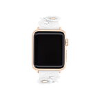 COACH コーチ アップルウォッチ ラバー 交換バンド 38mm 40mm ホワイト 送料無料 14700054 Apple Watch【並行輸入品】