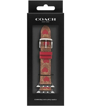 COACH コーチ アップルウォッチ レザー 交換バンド 38mm 40mm ブラウン 送料無料 14700106 Apple Watch【並行輸入品】