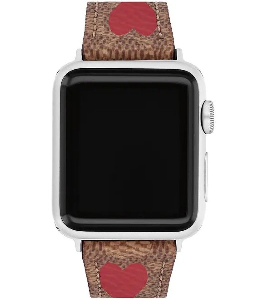 COACH コーチ アップルウォッチ レザー 交換バンド 38mm 40mm ブラウン 送料無料 14700106 Apple Watch【並行輸入品】