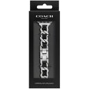 COACH コーチ アップルウォッチ メタル 交換バンド 38mm 40mm 41mm 42mm(series10のみ) 対応 シルバー ブラック 送料無料 14700187 Apple Watch【並行輸入品】