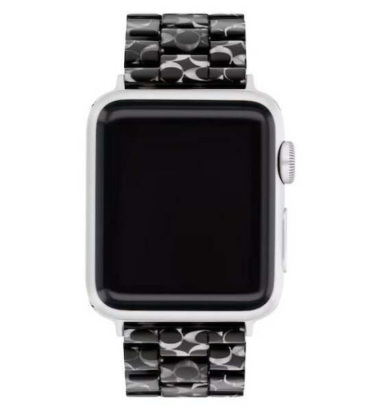 Rakuten - COACH コーチ アップルウォッチ 交換バンド 38mm 40mm 41mm 42mm(Series10・11のみ) 送料無料 ブラック 14700232 Apple Watch【並行輸入品】