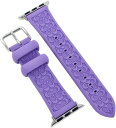 COACH コーチ アップルウォッチ ラバー 交換バンド 38mm 40mm パープル 送料無料 14700195 Apple Watch【並行輸入品】
