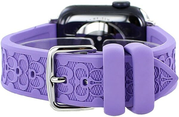 COACH コーチ アップルウォッチ ラバー 交換バンド 38mm 40mm パープル 送料無料 14700195 Apple Watch【並行輸入品】