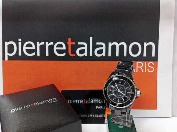Pierre Talamon ピエール・タラモン 腕時計 PT-1600L ブラック レディース【並行輸入品】