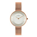 スカーゲン ビジネス腕時計 レディース スカーゲン　Skagen ladies' SKW2142I ANCHER Analog Display Analog Quartz pink gold Watch　レディース腕時計】