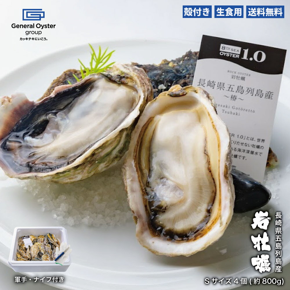 生食用 殻付き 岩牡蠣『椿』Sサイズ 4個（約680g～940g...