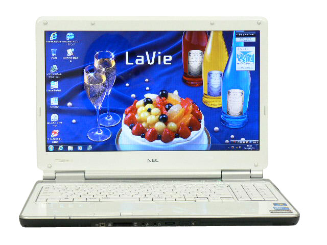 NEC ノートパソコン 中古パソコン LL350/W ホワイト ノート 本体 Windows7 Core i3 DVD 4GB/320GB 送料無料 【中古】