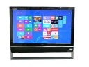 NEC デスクトップパソコン 中古パソコン VN370/J ブラック デスクトップ 一体型 本体 Windows8 Celeron DVD 地デジ/BS/CS ...