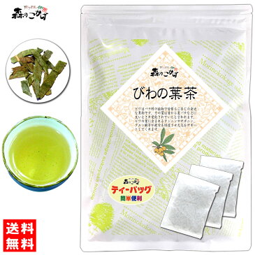 【送料無料】 びわ茶 (3g×45p 内容量変更)「ティーバッグ」(枇杷茶) 森のこかげ 健やかハウス びわの葉 びわ葉 ビワの葉 ビワ葉