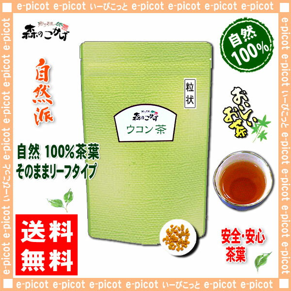 5【送料無料】 ウコン茶 [刻み] (200g) うこん茶 ウコン うこんちゃ うっちん茶 森のこかげ 健やかハウス