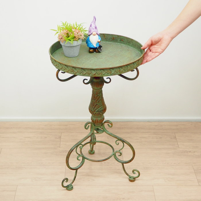 【あす楽】 フラワースタンド フラワーテーブル 6176 村田屋産業 花台 アイアン テーブル 屋外 室内 お..