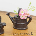 【あす楽】 ミニチュア ミニジョウロオブジェL 6145 村田屋産業 置物 おしゃれ インテリア オブジェ アイアン 小さい ガーデンオーナメント 雑貨 かわいい ディスプレイ オーナメント アンティーク レトロ ペンスタンド ミニチュア雑貨 ジョウロ ジョーロ 一輪挿し(3)
