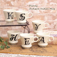 イニシャルマグ マグカップ おしゃれ ディズニー キッチン用品 イニシャル マグ カップ コップ かわいい アルファベット Disney ミッキー 電子レンジ対応 プレゼント ギフト 3216 01 ディズニーアンティークイニシャルマグ 送料無料 Ocruyo オクルヨ