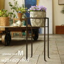【あす楽】 フラワースタンド 【ジョセフアイアン フラワープランターラック Mサイズ DTFF5072SW SOW】 プランタースタンド 室内 おしゃれ アイアン 鉢台 花台 鉢置き 植木鉢 置き スタンド ラック 棚 台 花 観葉植物 インテリア アンティーク ガーデニング スクエア(4)