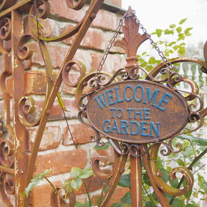 【在庫有】 オーナメント ウェルカムガーデンハンギング 6289 村田屋産業 おしゃれ アイアン ガーデニング 庭 飾り ウォールデコ 壁飾り オーナメント 壁 吊り下げ welcome 壁掛け オブジェ 雑貨 装飾 アンティーク かわいい ディスプレイ サインプレート ウェルカムのサムネイル