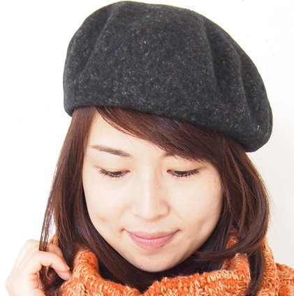 【あす楽】 ベレー帽 レディース ベレー 帽子 ウール かわいい おしゃれ フェルト あったか ぽかぽか 防寒 防寒対策 【フェルトベレー帽】【ネコポス便送料無料】