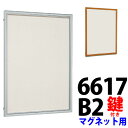 掲示板 扉式(左開き) 屋外壁面用 【 6617 スチールホワイト仕様 B2 鍵付 】 【送料無料(※沖縄・離島エリア除く)】【受注生産・製造手配後のキャンセル...
