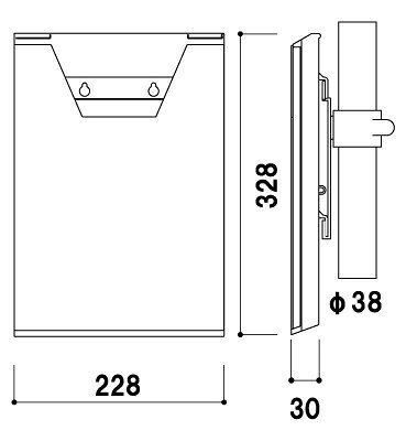 オプションラック:CRP-400M φ22～38ポール用(※取り付け部が図面と仕様変更あり) A4判タイプ 受注生産品(変更・返品交換不可) 【F030】【メーカー直送1】※欠品中
