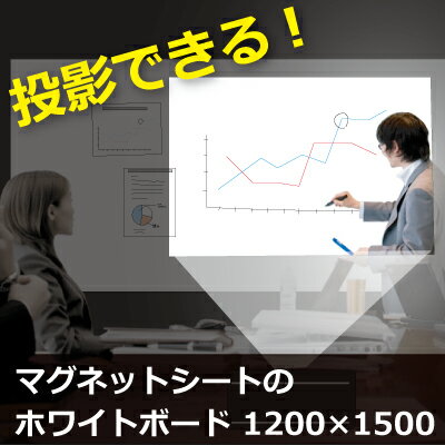 マグネット ホワイトボードシート (映写用/ウ...の紹介画像2