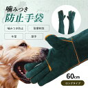 【ペット用品2個で10%OFFクーポン】ペットグローブ 犬 噛みつき防止 ペット 噛みつき防止手袋 噛みつき 防止 手袋 60cm 耐熱グローブ 5本指 フック 作業用 手袋 猫 ペット 噛み 引っかき ガーデニング キャンプ イヌ ロング 犬用 猫 犬 グローブ