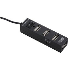 USBハブ 4ポート ブラック 黒 スイッチ付 PC-SH4