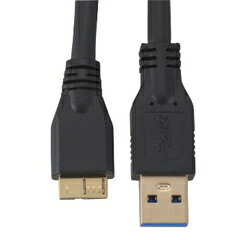 樂天商城 - USB3.0ケーブル TypeA/MicroB 1m 黒｜PC-N2052 05-2052 オーム電機