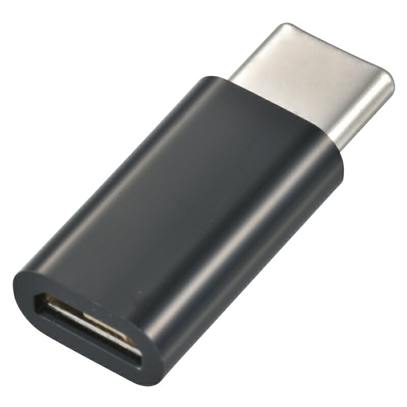 【メール便送料無料】USB変換アダプター Type-C microUSB AudioComm SMT-P73CMJ-K 01-7073 オーム電機