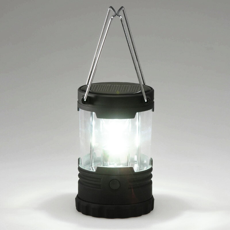 E-Bright イーブライト ランタン LED 電池式 単4形3本 2way電源 ソーラー 全光束 約30ルーメン 防水 IPX4 衝撃に強いラバー仕上げ 夜間 作業 アウトドア 登山 キャンプ 防災 避難 停電 台風 地震｜オーム電機 ML-05K 07-6560 e-price-10007879 e-プライス サンプル画像3