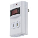 電源タップ 発煙ガードタップ 集中スイッチ付 雷ガード 2個口|HS-TMP2HH3-W 00-2260 オーム電機(2)