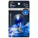 LED電球 サイン球 E17 クリア青|LDS1B-H-E17 13C 06-4646 OHM オーム電機(3)