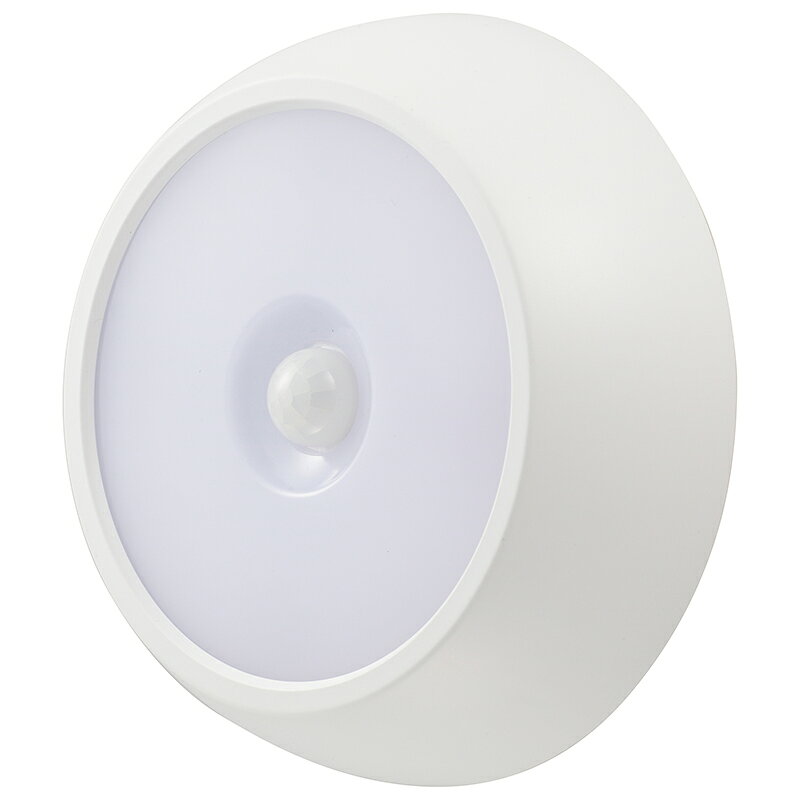 センサーライト LED 昼白色 電池式 単2形4本 明暗センサー 人感センサー 防水 IPX4...