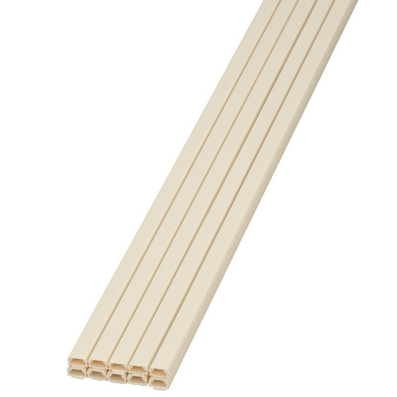 テープ付ABSモール0号 1m ミルキー 10本入｜DZ-AMT01-M/10P 00-7100 オーム電機