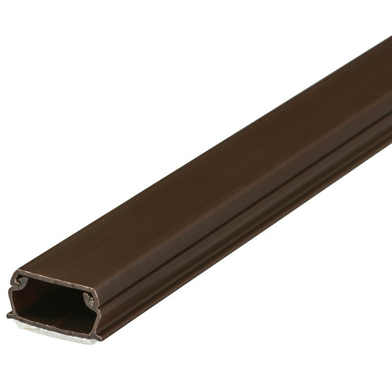 Rakuten - テープ付ABSモール2号 1m チョコ｜DZ-AMT21-CH 00-9842 オーム電機