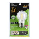 LED電球 フィラメント 小丸球 E26 40形相当 昼白色｜LDA3N C6/LBG5 06-3891 OHM