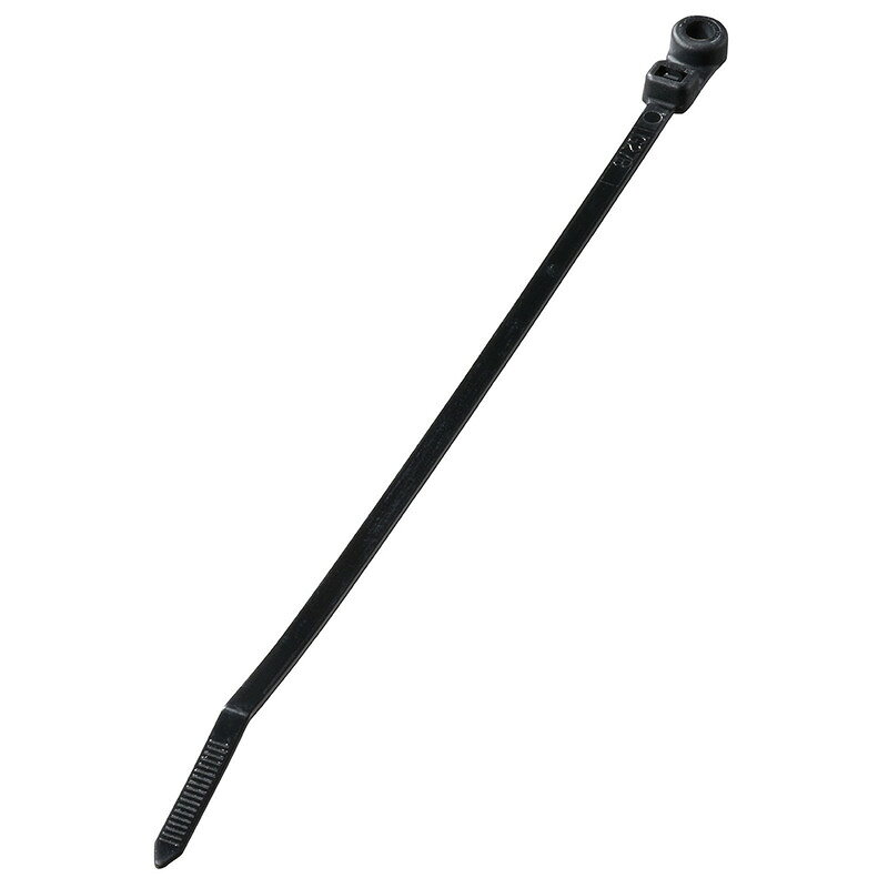 結束バンド 屋外 200mm クランプタイ 耐候性 ロックタイ 30本入 黒｜LT-C200W30BK ...