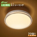 LED薄形ミニシーリングライト 60形 720ルーメン 電球色|LE-Y7LK-WS 06-3951 オーム電機