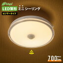 シーリングライト センサー LED 薄型 コンパクト ミニ 小型 60W相当 明暗センサー 人感センサー トイレ 玄関 脱衣所 洗面所 700ルーメン 電球色｜LE-Y8LK-WS R 06-3957 オーム電機