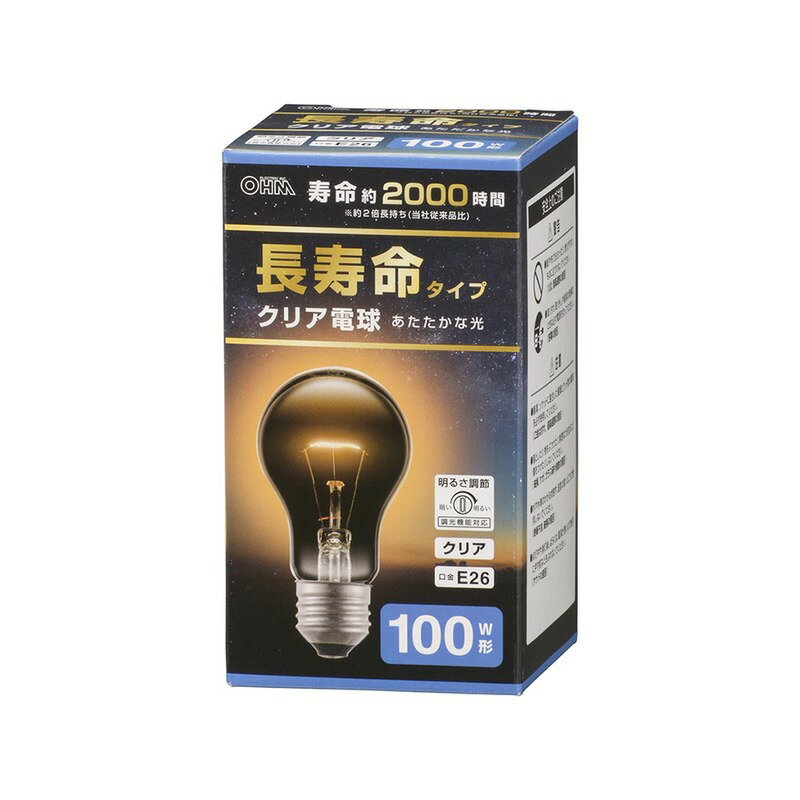�������ŵ� ���ꥢ�ŵ� ��Ǯ�ŵ� Ĺ��̿ 2000���� ���� E26 100V 100W ���ꥢ Ʃ�� ���������ʸ� �����ŵ� Ĵ�����б��å������ŵ� LB-DL6695CN 06-4751