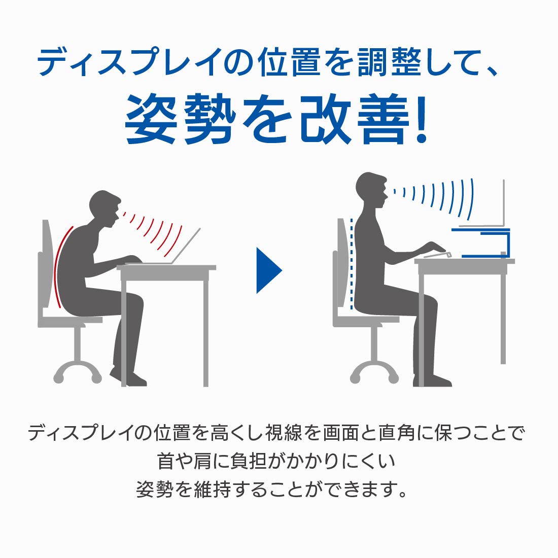 モニター台 卓上 クランプ モニタースタンド PCGEAR 多用途ディスプレイスタンド|OA-SDS02-T 01-7229 オーム電機