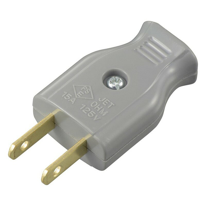 乐天商城 - 差込みプラグ 灰｜HS-HHP/HP 06-5363 オーム電機