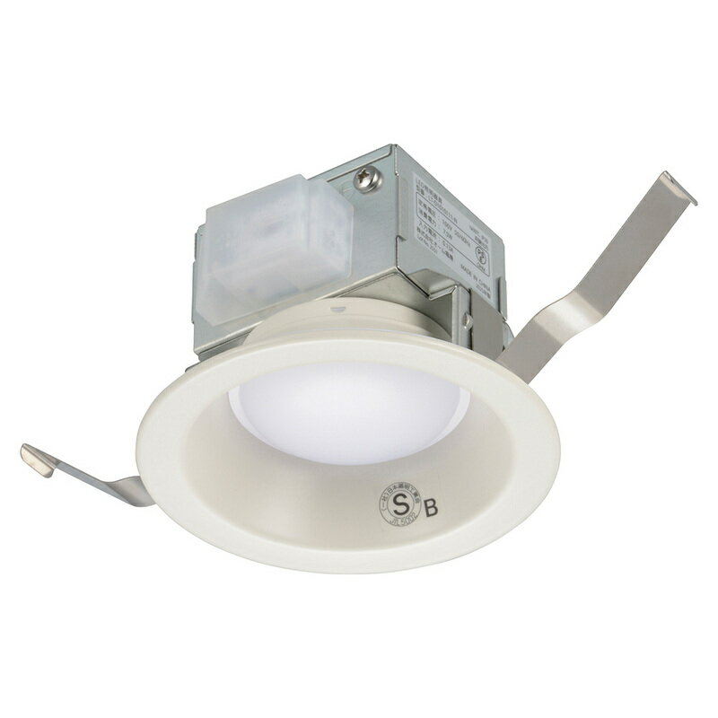 乐天商城 - 【電気工事必要 端子台接続】 ダウンライト LED SB形 Φ100mm 100形電球1灯器具相当 全光束 810ルーメン 5000K 昼白色相当 屋内専用 天井照明 照明器具 照明 リビング 廊下｜LT-D1010111-N 06-5128 オーム電機