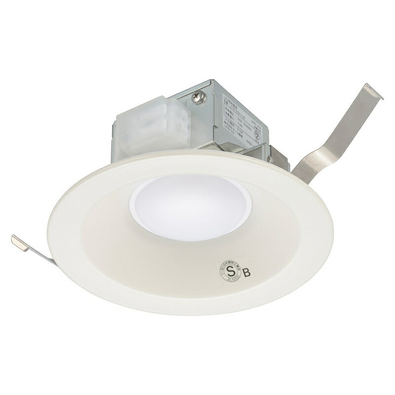 乐天商城 - 【電気工事必要 端子台接続】 ダウンライト LED SB形 Φ125mm 100形電球1灯器具相当 全光束 810ルーメン 5000K 昼白色相当 屋内専用 天井照明 照明器具 照明 リビング 廊下｜LT-D1210111-N 06-5132 オーム電機