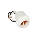 プラソケットE26 白 HS-L26KPS/W 04-9220 オーム電機