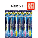 【6本セット】花王 ピュオーラ ハブラシ 薄型コンパクト ふつう