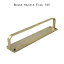 タオルハンガー タオルホルダー タオル掛け ランドリールーム 洗面所 Brass Handle Flat 165 Brass Han..