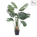 フェイクグリーン モンステラ 観葉植物 グリーンオブジェ インテリアオブジェ 鉢植え おしゃれ インテリア かわいい モンステラ 造花 植木 葉っぱ グリーン ...