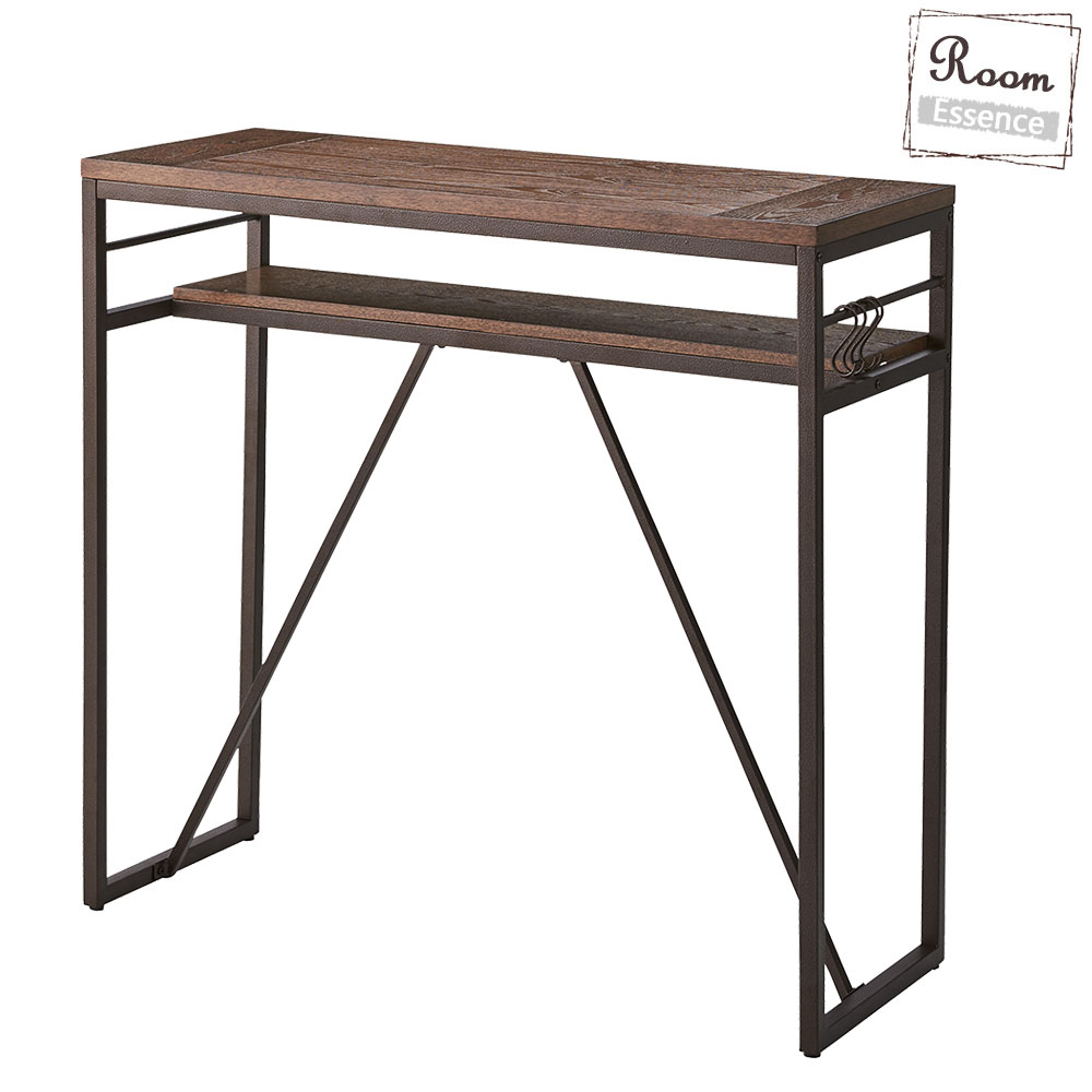 カウンターテーブル テーブル 机 パソコンデスク デスク テーブル 机 約幅100cm ダイニングテーブル サイドテーブル キッチンテーブル 木製テーブル ウッドテーブル リビング インテリア ミニテーブル ブラウン