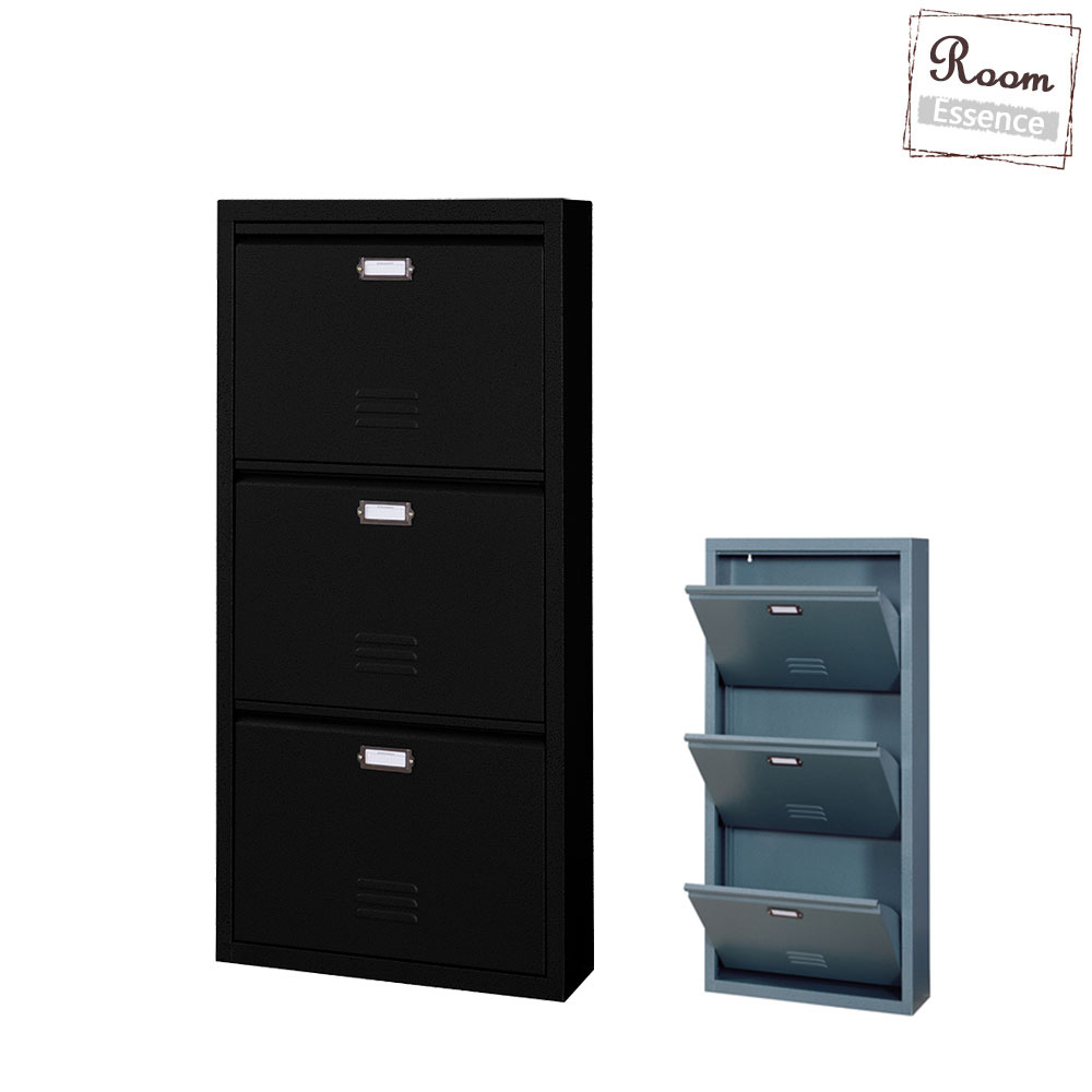 シューズラック 3段 ラック 下駄箱 棚 箱 ボックス 収納 シューズラック 下駄箱 玄関収納 収納 シュー..