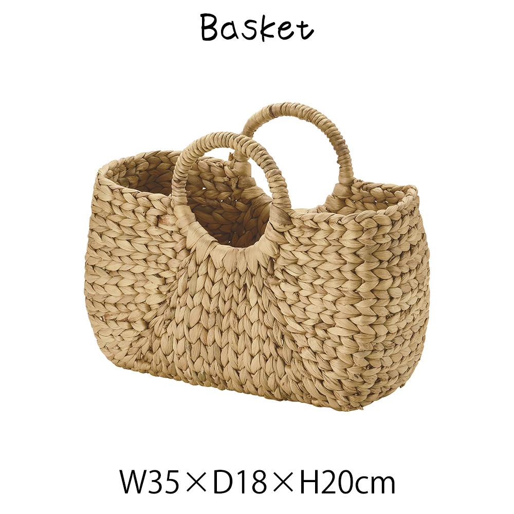 商品番号：cdri2173ヒヤシンス バスケット こちらはウォーターヒヤシンスで作られております。 商品はまだまだあります！同じシリーズで揃えると、さらに素敵になりますよ♪ぜひ一度ご覧ください！ カゴ・バスケット特集が登場！お部屋をスッキリ...