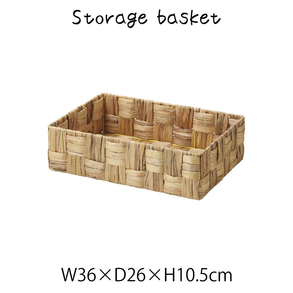 樂天商城 - ウォーターヒヤシンスバスケット カゴ 籠 小物入れ ウォーターヒヤシンス 軽量 角型 スクエア 四角 長方形 ディスプレイ用 店舗什器 店舗用 陳列 天然素材 ナチュラル シンプル アジアン おしゃれ 北欧 和風 パン屋 雑貨屋 レストラン カフェ 店 ハンドメイド アジアン雑貨